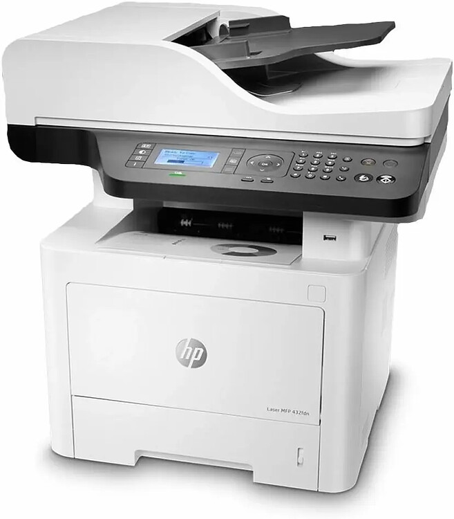 МФУ HP Laser 432FDN серый (7UQ76A)