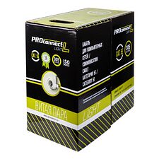 Кабель витая пара Proconnect UTP 4PR 24AWG CAT5e 305м CCA LIGHT 01-0043-2