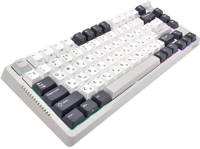 Клавиатура Royal Kludge RK-H81 Blue switch/White Night