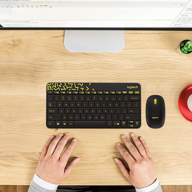 Набор периферии Logitech MK240 черный (920-008198)
