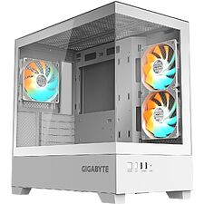 Корпус Gigabyte C201 Panoramic Ice mATX без БП (GB-C201PI)