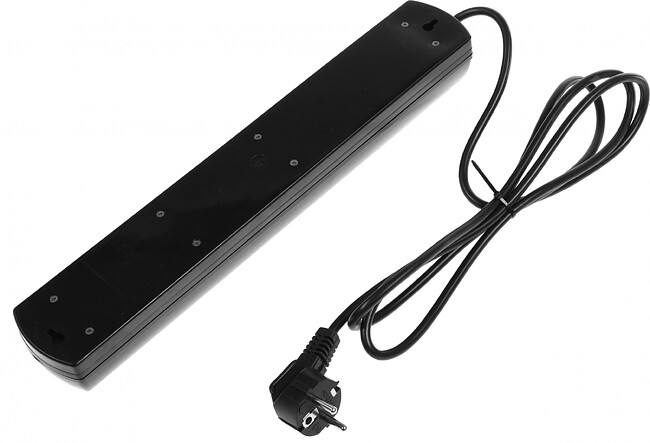 Сетевой фильтр Most HP 2м 6 розеток коробка черный