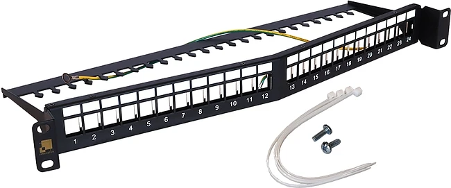 Патч-панель Lanmaster LAN-PPAR24OK-STP Патч-панель Lanmaster LAN-PPAR24OK-STP