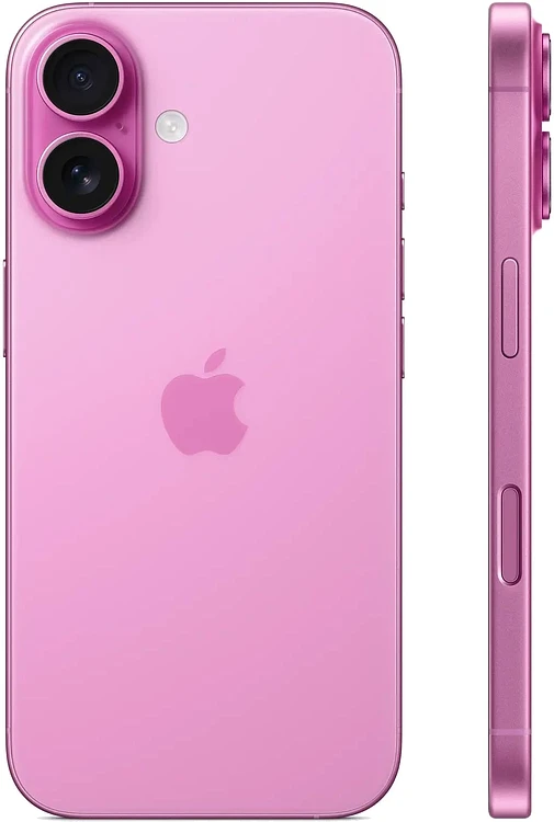Смартфон Apple iPhone 16 128Gb A3286 розовый (MYDT3J/A)