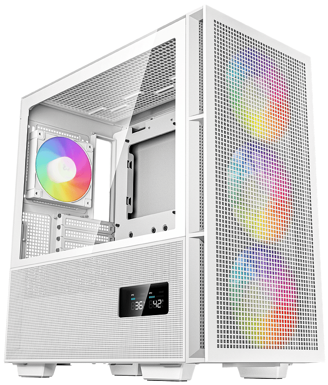Корпус DeepCool CH560 Digital WH ATX без БП белый (R-CH560-WHAPE4D-G-1)