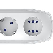 Сетевой фильтр Pilot PRO 182 USB 3м 6 розеток серый