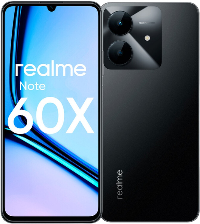 Смартфон Realme Note 60х 3/64Gb RMX3938 черный Смартфон Realme Note 60х 3/64Gb RMX3938 черный