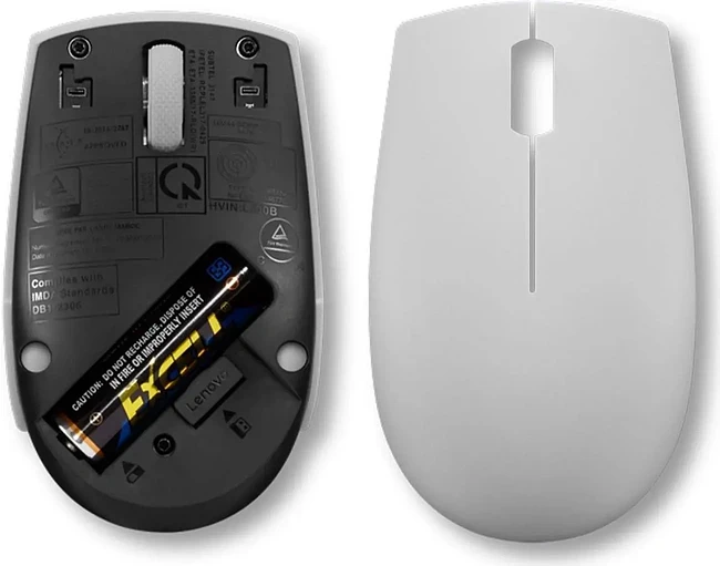 Мышь Lenovo 300 Wireless Compact серый (GY51L15678)