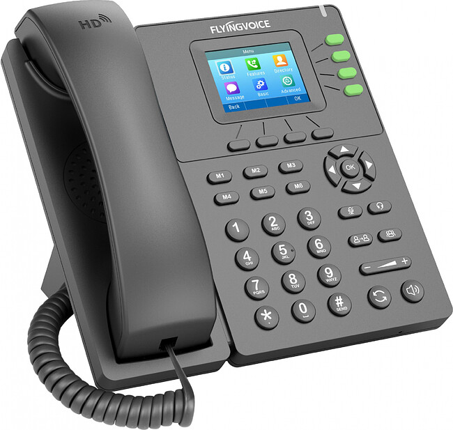 IP-телефон Flying Voice P21 серый