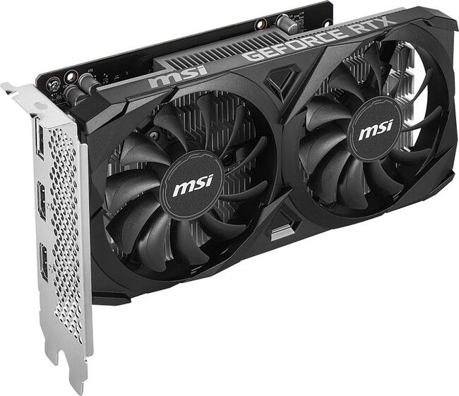 Видеокарта MSI GeForce RTX 3050 Ventus 2X E 6G OC (912-V812-055)