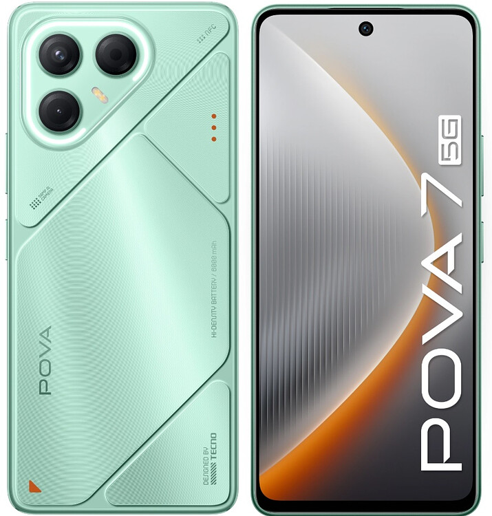Смартфон Tecno Pova 7 5G 8GB/256GB Oasis Green (LJ7)