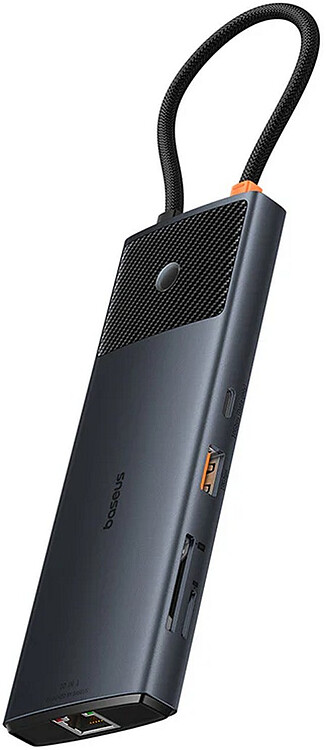 USB-хаб Baseus Metal Gleam BS-OH083 Cosmic Black (B00061800123-00)