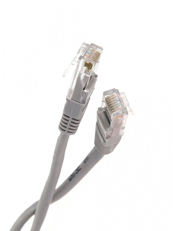 Патч-корд Telecom Patch UTP Cat5E 1 m NA102--1M Grey