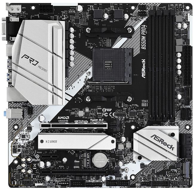 Материнская плата ASRock B550M Pro4 DDR4
