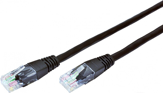 Патч-корд Cablexpert PP12-3M UTP 3м черный (PP12-3M/BK)