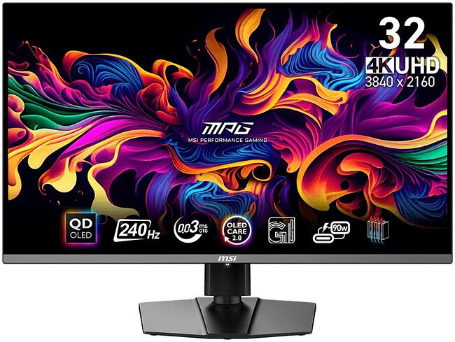 Монитор MSI MPG 321URX QD-OLED Black (9S6-3DD29A-055) Монитор MSI MPG 321URX QD-OLED Black (9S6-3DD29A-055)