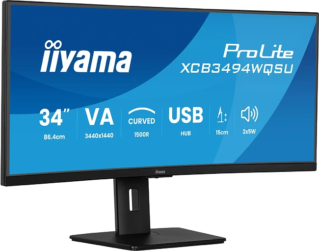 Монитор Iiyama ProLite XCB3497WQSNPH-B1 черный