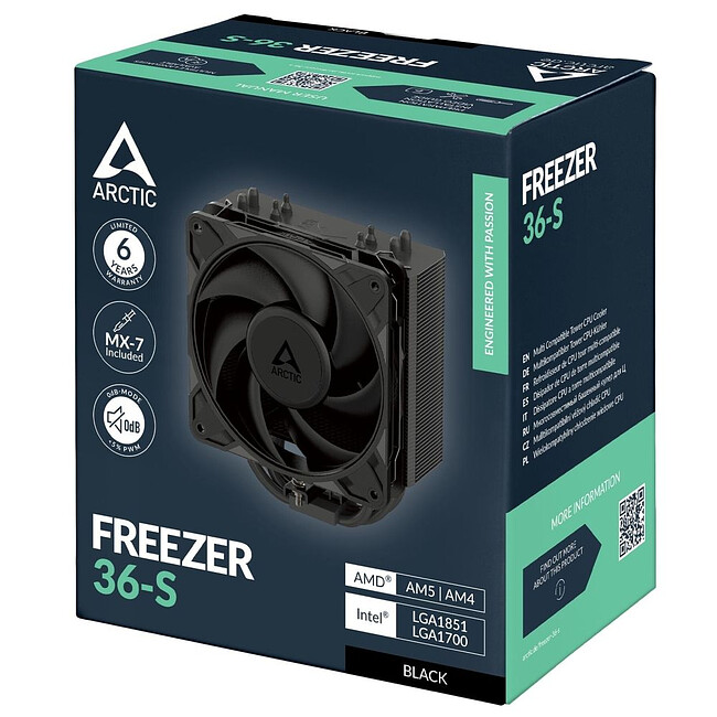 Кулер для процессора Arctic Freezer 36-S Black (ACFRE00196A)