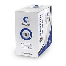Кабель витая пара Cabeus UTP-4P-Cat.5e-SOLID-LSZH-WH белый