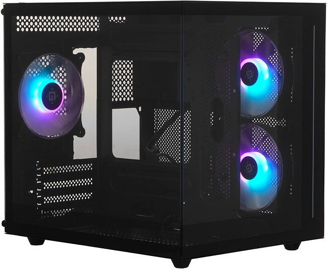 Корпус Defender NovaCube ARGB без БП черный (25103)
