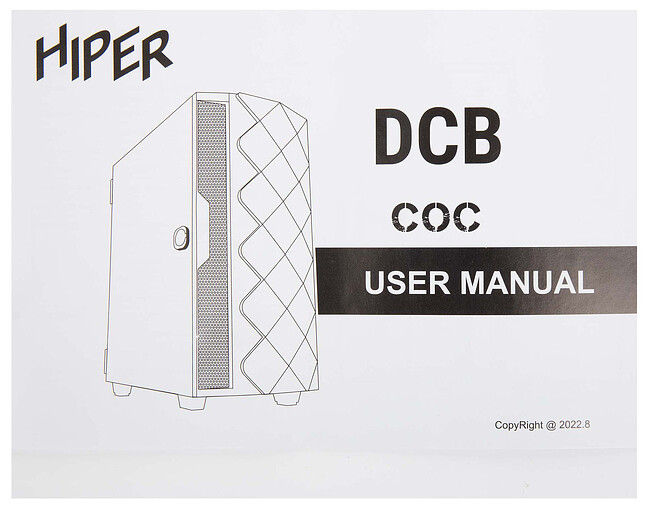 Корпус Hiper DCB без БП черный