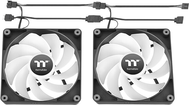 Вентилятор для корпуса Thermaltake CT120 Reverse ARGB Sync 2 Pack черный (CL-F173-PL12SW-A)
