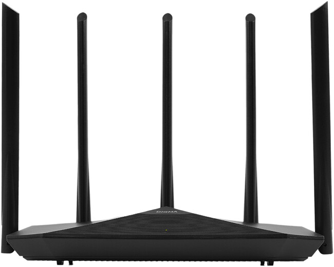 Роутер беспроводной Digma DWR-AX1501 черный