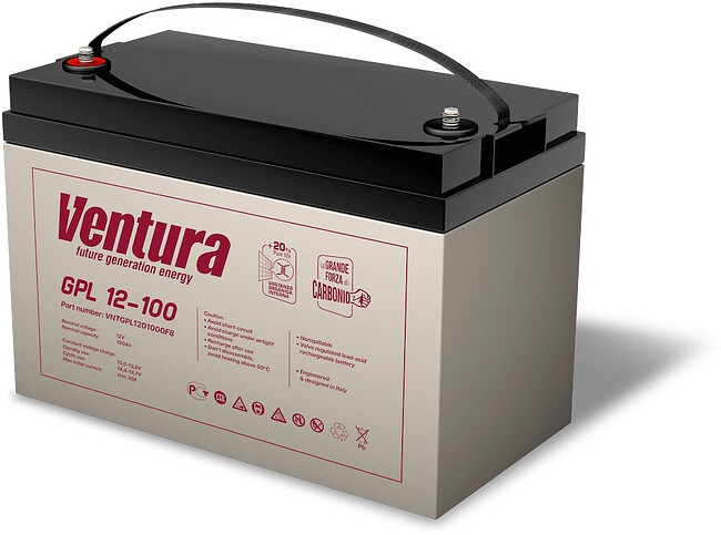 Аккумулятор для ИБП Ventura GPL 12-100 (VNTGPL1201000F8)