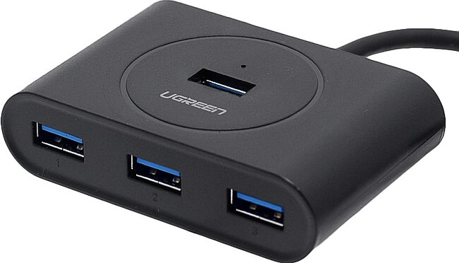 USB-хаб Ugreen CR113-20290 Black (20290)