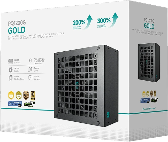 Блок питания DeepCool PQ1200G ATX 1200W (R-PQC00G-FD0B-WGEU-V1)