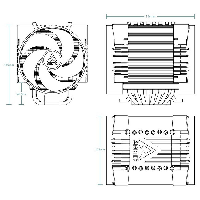 Вентилятор для процессора Arctic Cooling Freezer 4U-M Rev. 2 (ACFRE00133B)