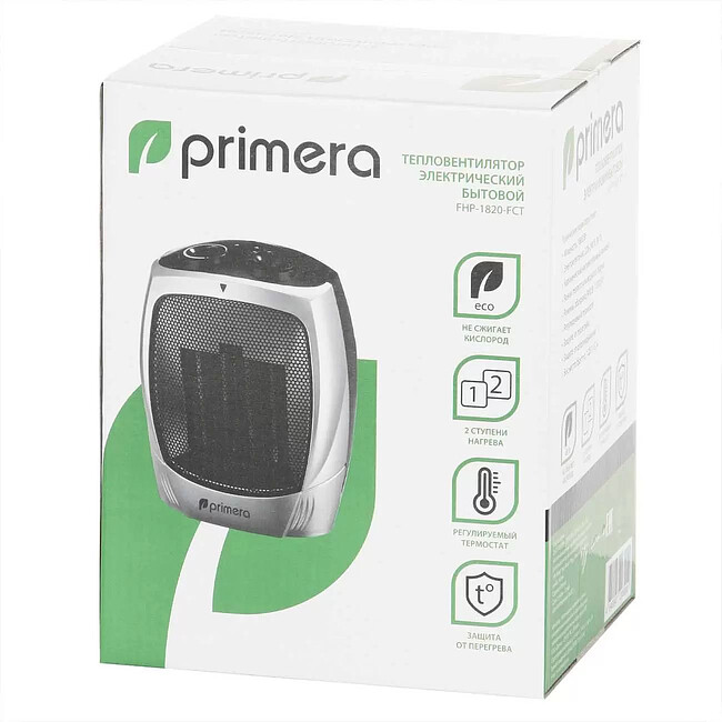 Тепловентилятор Primera FHP-1820-FCT серебристый