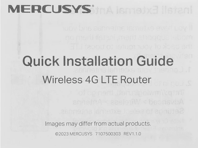 Маршрутизатор Mercusys MB112-4G