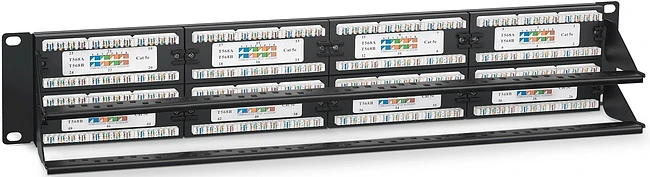 Патч-панель Cabeus PLHD-48-Cat.5e-Dual