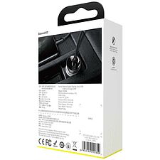 Автомобильное зарядное Baseus Digital Display Gray (CCBX-0G)