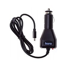 Автомобильное зарядное Buro XCJ-048-EM-2A microUSB черный