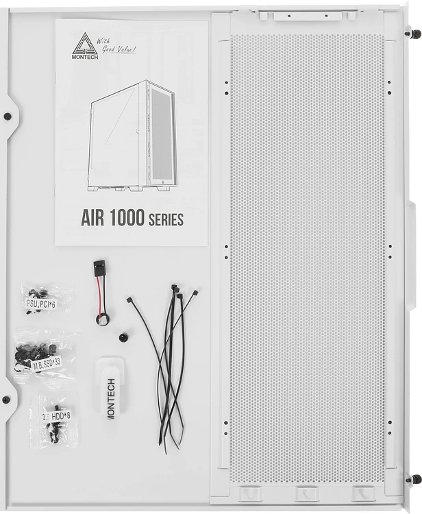 Корпус Montech Air 1000 Premium White без БП (MNT-A1000P-W)