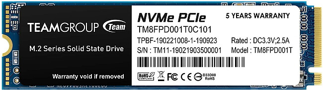 SSD диск Team Group MP33 Pro 1TB (TM8FPD001T0C101)