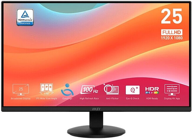 Монитор MSI Pro MP252L черный (9S6-3PD7CT-014)