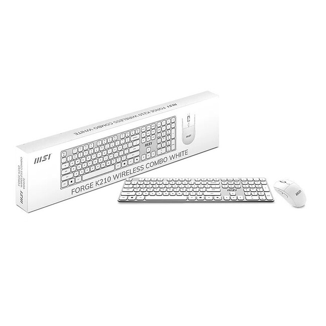 Набор периферии MSI Forge K210 Combo White RU (S11-43RU310-Y92)