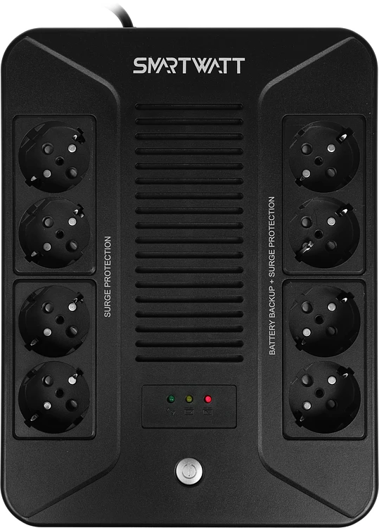 Источник бесперебойного питания Smartwatt Safe Pro 1000 черный (3703020270001)