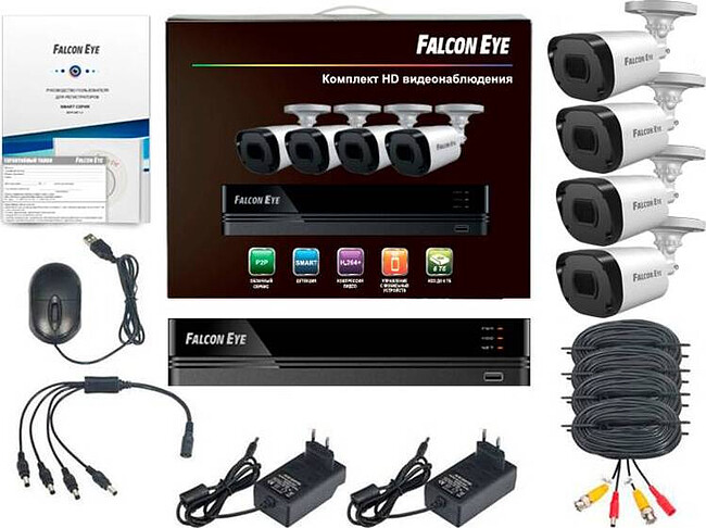 Комплект видеонаблюдения Falcon Eye KIT Light Smart (FE-104MHD)