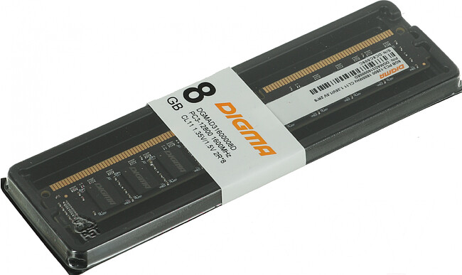 Оперативная память Digma DDR3L 8Gb 1600MHz (DGMAD31600008D)