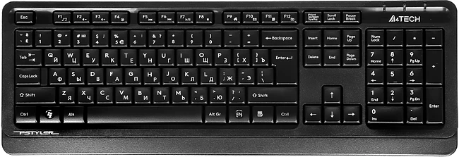 Набор периферии A4Tech Fstyler FG1012 черный/серый