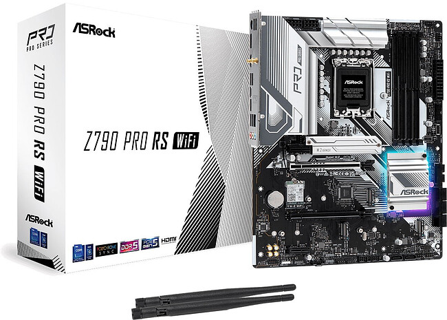 Материнская плата ASRock Z790 Pro RS WiFi DDR5