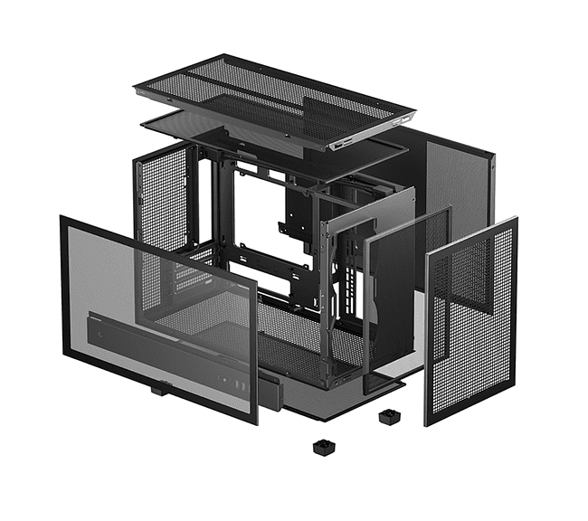 Корпус DeepCool CH260 без БП черный (R-CH260-BKNGM0-G-1)