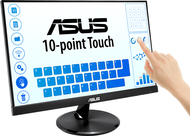 Монитор Asus VT229H черный (90LM0490-B01170)
