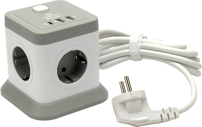 Сетевой фильтр Cablexpert TWR-4-CU2-W-2