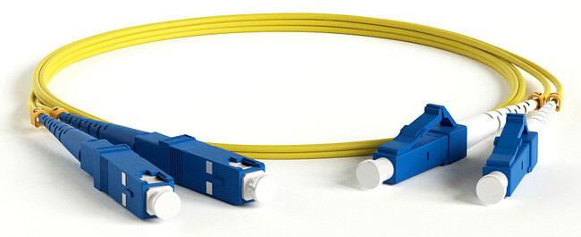 Патч-корд Hyperline FC-D2-9-LC/UR-SC/UR-H-1M-LSZH-YL