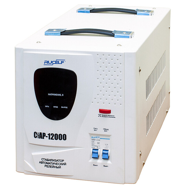 Стабилизатор напряжения Rucelf СтАР-12000 белый